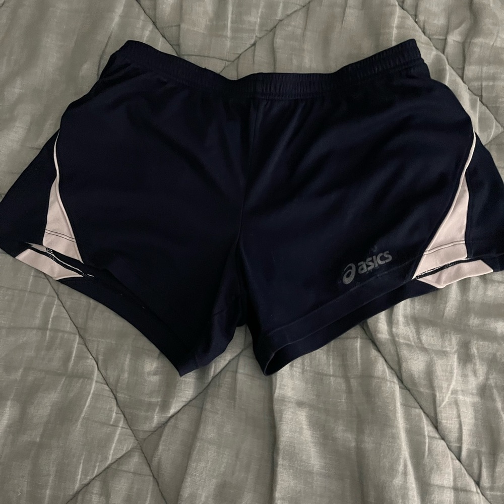 Women’s Navy Adidas Draw String Athletic Shorts